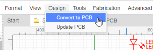 Conversión de diseño de PCB