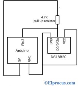 Interfaz DS18B20 con Arduino en modo parásito