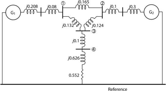 diagrama de impedancia equivalente por fase