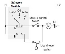 circuito interruptor selector