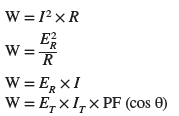 formula de potencia activa en circuito serie rlc 