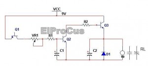 Diagrama de circuito de proyecto electrónico simple de alarma contra incendios