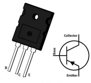 Configuración de pines del transistor 2SA1943 PNP