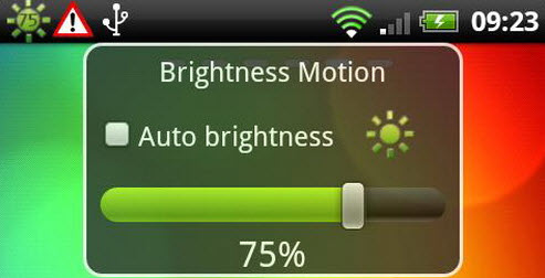 Aplicación de control de luminosidad basada en Android