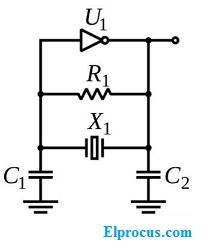 diagrama de circuito del oscilador de perforación