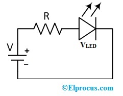 circuito de resistencia LED