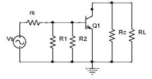 Circuito equivalente de CA para el amplificador CE