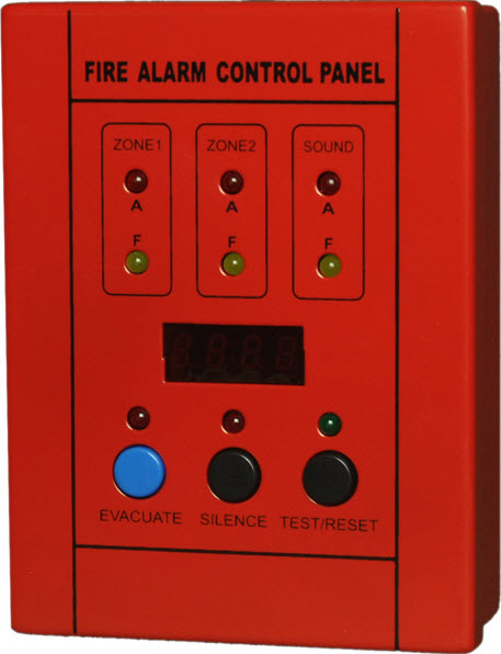 Panel de control de alarma de incendios