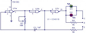 Proyecto de comprobador de transistores basado en LED 