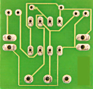 placa de circuito impreso del temporizador 555