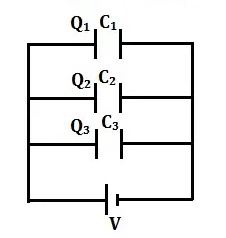 Condensadores conectados en paralelo