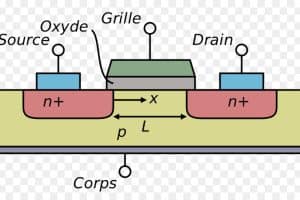 Tipos de transistores de efecto de campo (FET) |  Construcción de JFET y MOSFET