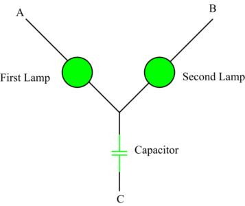 Medidor de secuencia de fase estática tipo condensador