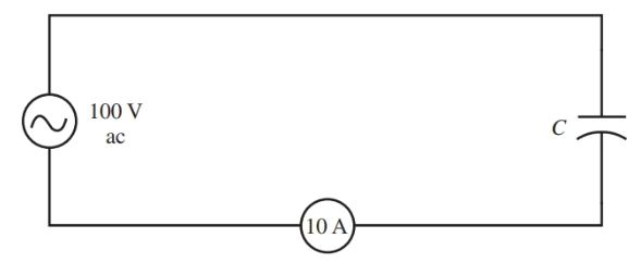 Diagrama del circuito capacitivo teórico