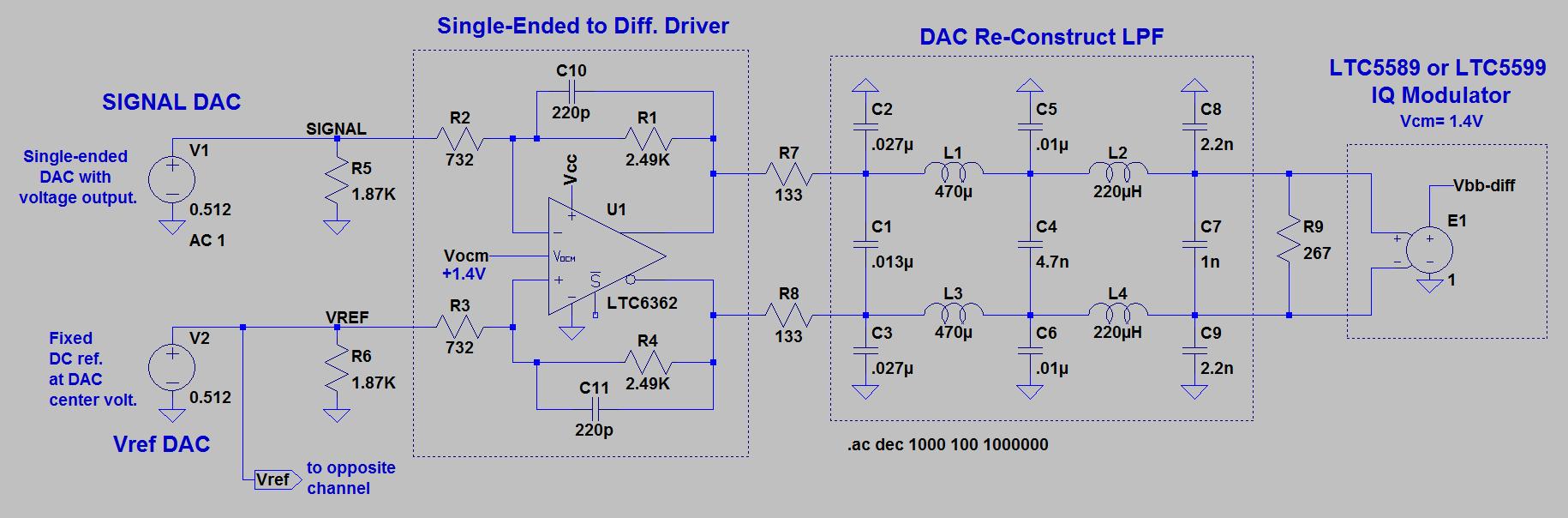 На рисунке 80 dac. IQ модулятор схема. Single ended схема. Ltc5599 схема. Защита DAC, схема.