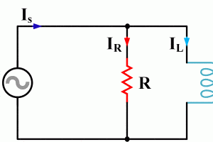 Un circuito RL en paralelo