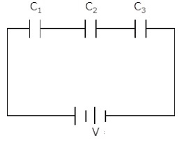 Condensadores conectados en serie