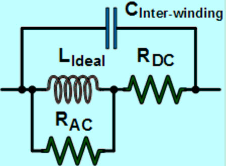 Circuito equivalente del inductor