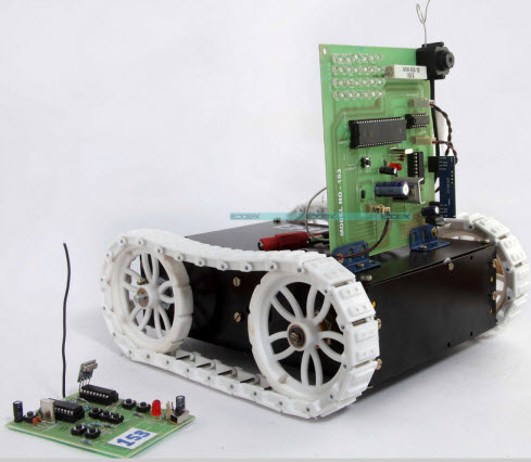 Sistema embebido para robot de espionaje en campos de guerra por Edgefx Kits