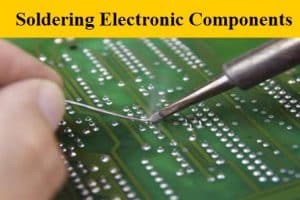 ¿Cuáles son los métodos de soldadura de componentes electrónicos?