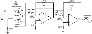 generador de funciones-circuito