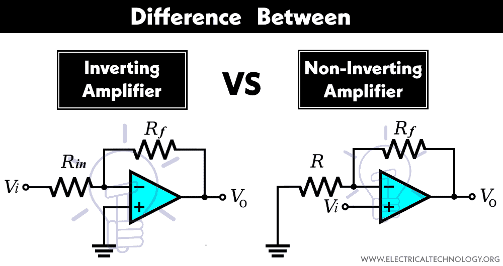 the-difference-between-inverting-and-non-inverting-amplifiers-riset-riset