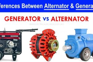 Distinción entre alternador y generador con comparabilidad